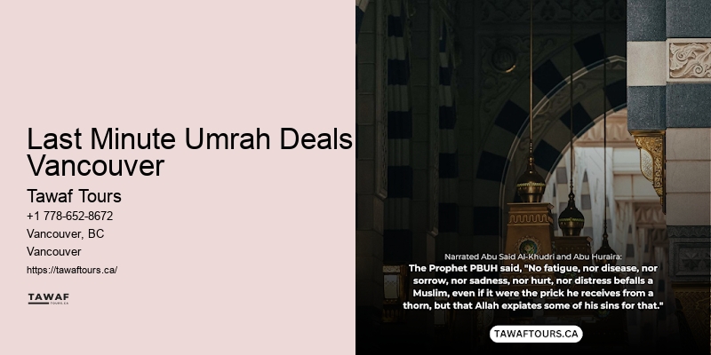 Umrah Tours from Vancouver specials