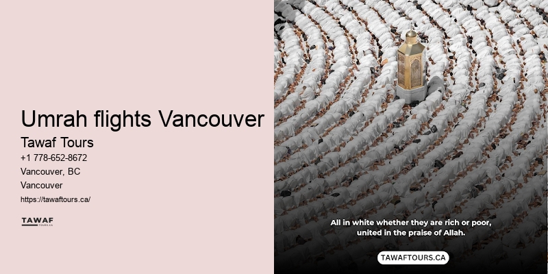 Vancouver Umrah Offers and Discounts