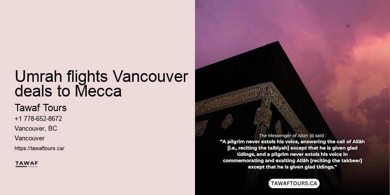 Umrah Packages Including Boutique Hotels Vancouver