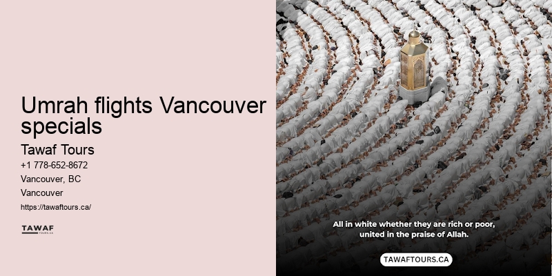 Umrah Packages from Vancouver to Mecca