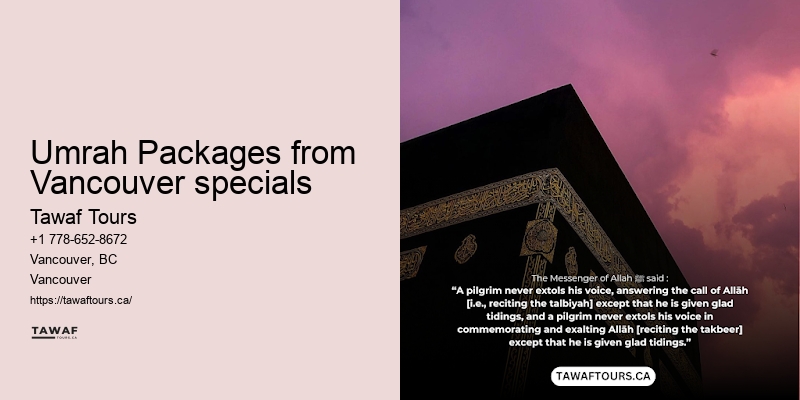 Affordable Umrah Deals Vancouver