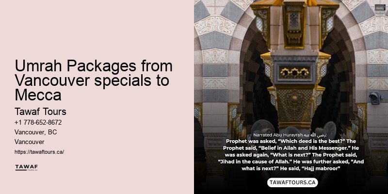 Umrah Vancouver Special Offers