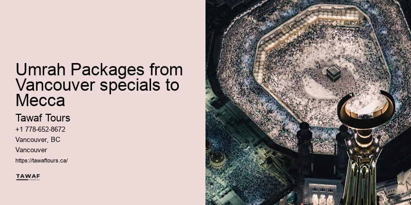 Custom Umrah packages from Vancouver