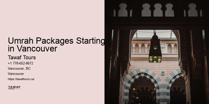 Umrah Packages Vancouver deals