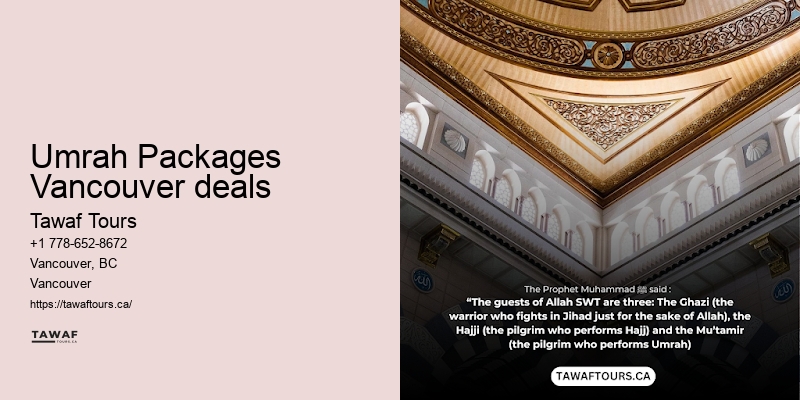 Recommended Umrah Agents in Vancouver