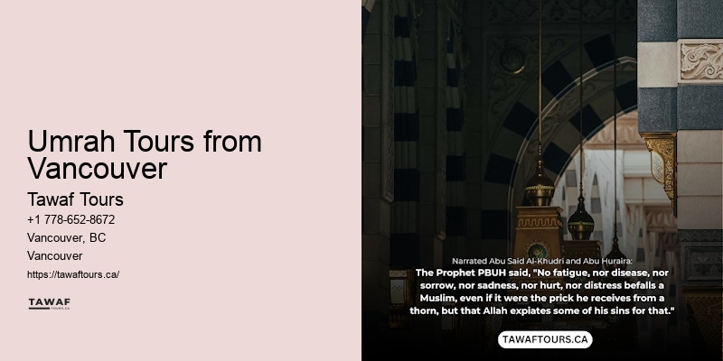 Umrah Tours from Vancouver deals