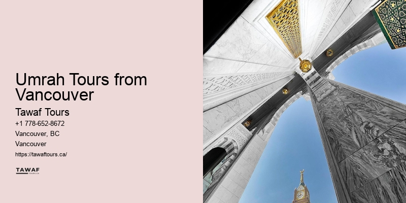 Umrah Packages from Vancouver deals