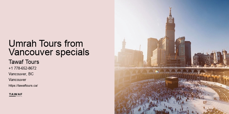 Umrah Tours from Vancouver packages to Mecca