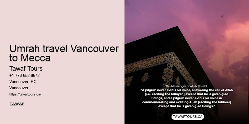 Vancouver Umrah holiday tour packages