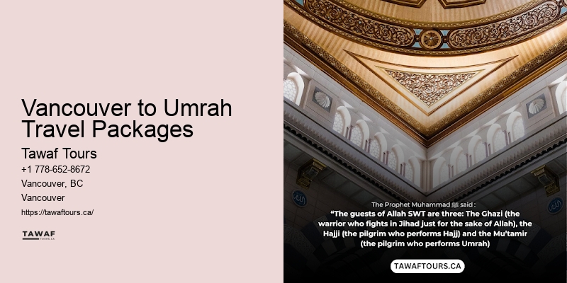 Vancouver Umrah specials
