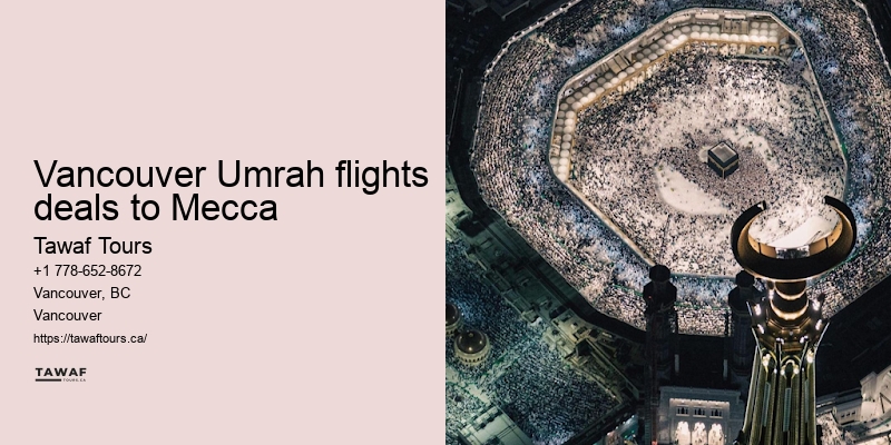 Umrah Packages from Vancouver specials to Mecca