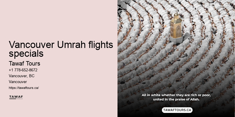 Affordable Umrah travel packages from Vancouver
