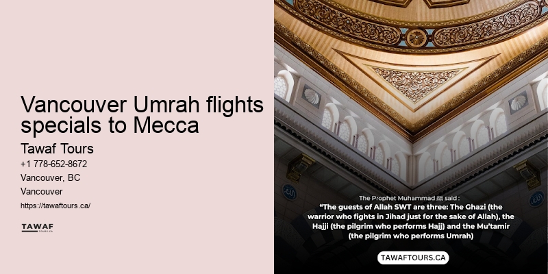 Umrah Packages Vancouver Last Minute Deals
