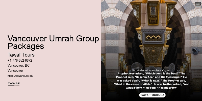 Vancouver Umrah City Tour Packages