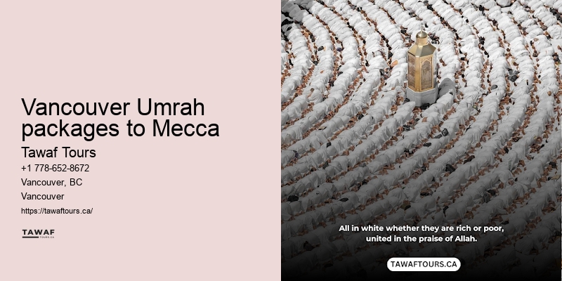 Umrah Packages Vancouver tours to Mecca