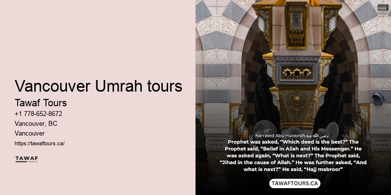 Umrah Deals Vancouver Canada