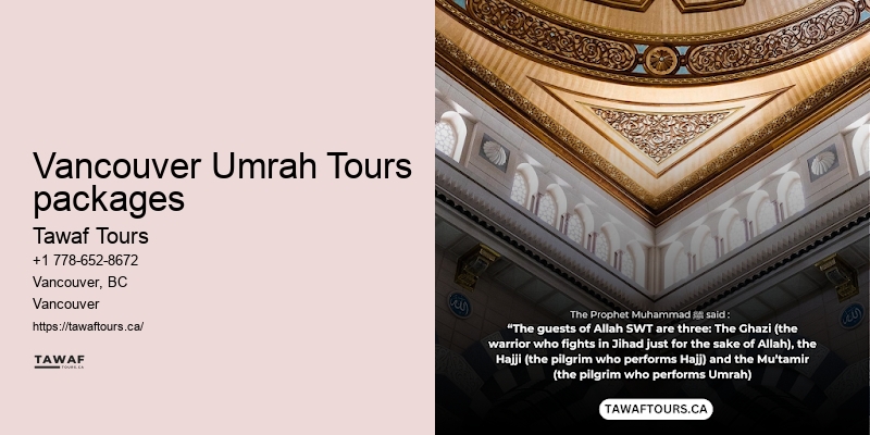 Vancouver Umrah Wildlife Tour Packages