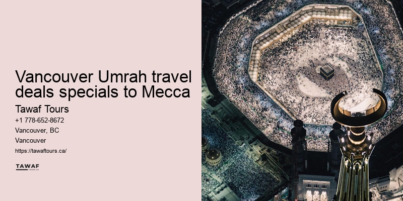 Umrah travel Vancouver specials