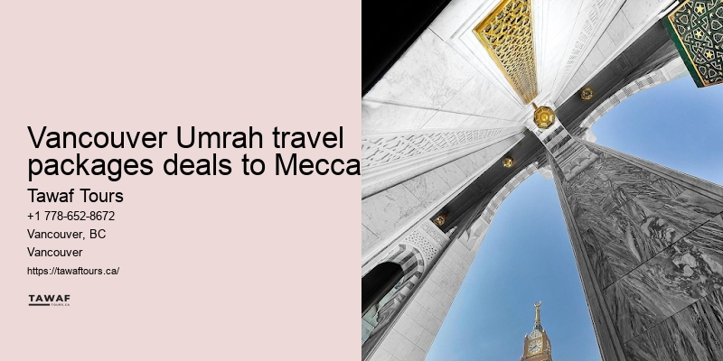 Umrah Packages Vancouver specials