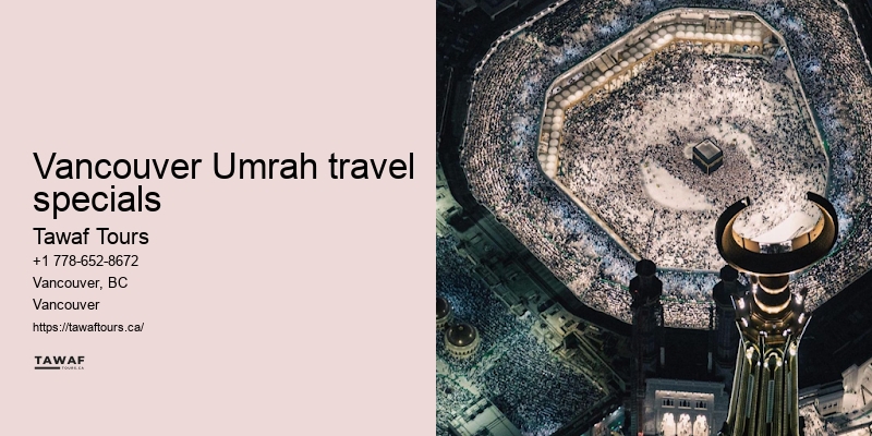 Vancouver Umrah packages specials to Mecca