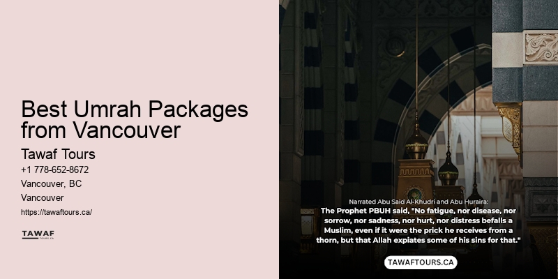 Best Umrah Packages from Vancouver Umrah Vacation Packages