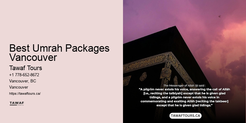 Exclusive Umrah Tours Best Umrah Packages Vancouver