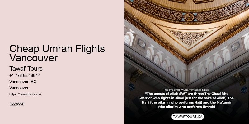 Best Umrah Packages Cheap Umrah Flights Vancouver