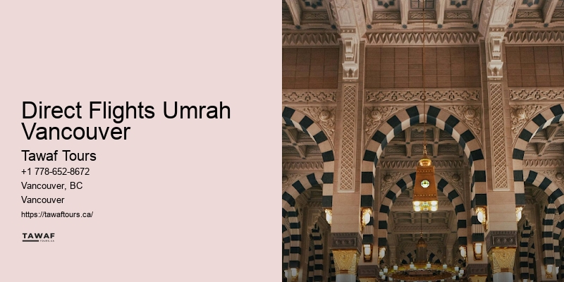 Direct Flights Umrah Vancouver Umrah Price Comparison