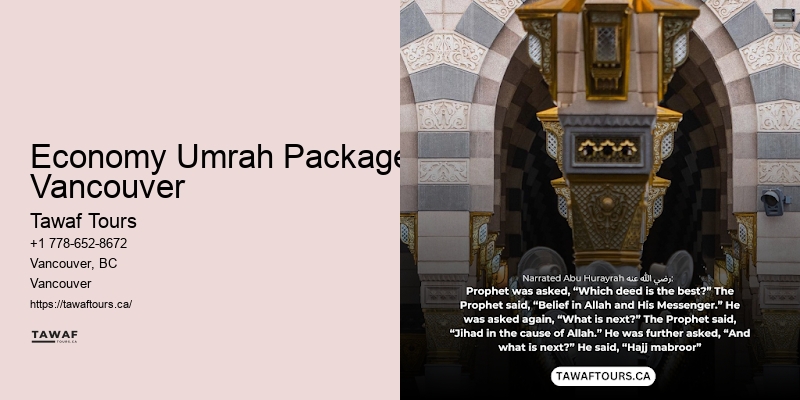 Economy Umrah Packages Vancouver Pilgrimage Packages