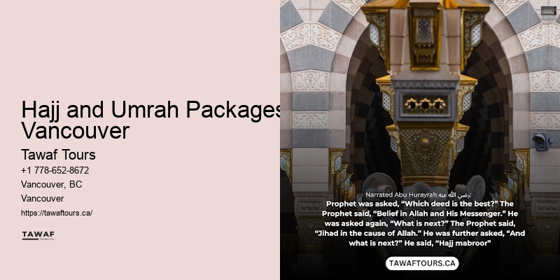 Hajj and Umrah Packages Vancouver Affordable Umrah Deals