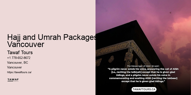 Hajj and Umrah Packages Vancouver Umrah Deal Offers