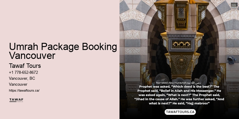 Umrah Package Booking Vancouver Umrah Group Tours