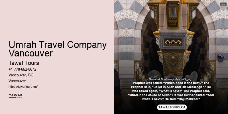 Umrah Tours Umrah Travel Company Vancouver