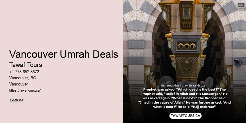 Weekend Umrah Packages Vancouver Umrah Deals