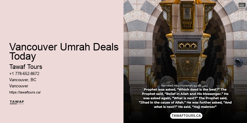 Umrah Travel Packages Vancouver Umrah Deals Today