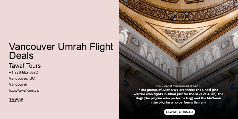 Vancouver Umrah Flight Deals Umrah Tour Deals
