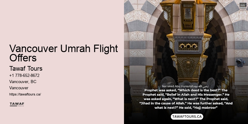 Umrah Travel Packages Near Me Vancouver Umrah Flight Offers