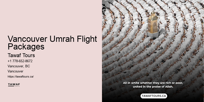 Vancouver Umrah Flight Packages Winter Umrah Packages
