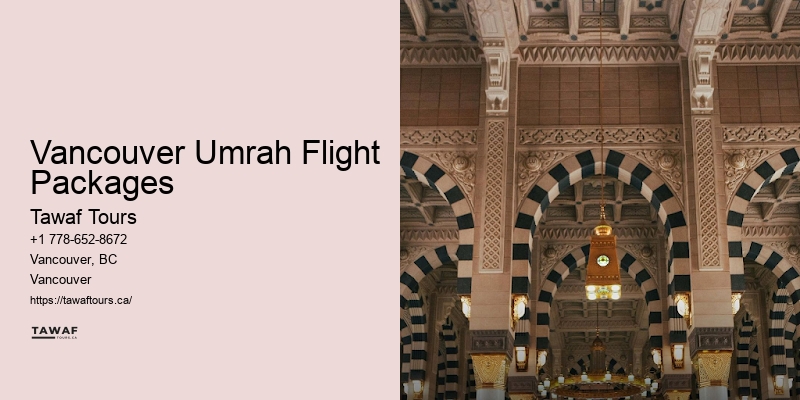 Umrah Specials Vancouver Umrah Flight Packages